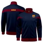 Icon Sports Officially Licensed FC Barcelona Soccer Track Jacket - Unisex Kids - FCB39TJ Navy YXL