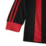 Milan Ronaldinho #80 Retro 09/10 Long Sleeve Soccer Jersey for Men Fan Version (US, Alpha, XX-Large, Regular, Regular, Retro)