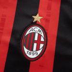 PUMA Mens Ac Milan Home Crew Neck Short Sleeve Jersey Casual - Red - Size XL