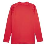 PUMA Mens Ac Milan Crew Neck Long Sleeve Quarter Zip Shirt Casual Tops Casual - Red - Size XL