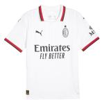 PUMA Mens Ac Milan Away Collared Short Sleeve Jersey Casual - White - Size L