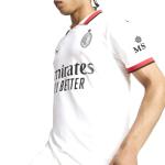PUMA Mens Ac Milan Away Collared Short Sleeve Jersey Casual - White - Size L