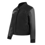 Pro Standard Womens WNBA Toronto Tempo Classic Triple Black Varsity Jacket
