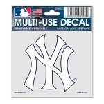 Wincraft MLB New York Yankees 84487010 Multi-Use Decal, 3" x 4"