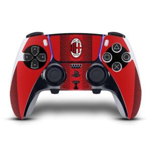 Head Case Designs Officially Licensed AC Milan Home 2023/24 Crest Kit Vinyl Sticker Gaming Skin Decal Cover Compatible With Sony PlayStation 5 PS5 DualSense Edge Controller