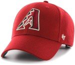 47 MLB Alternate Primary Logo MVP Structure Adjustable Hat, Adult One Size Fits All - Arizona Diamondbacks - Red