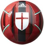 adidas Performance AC Milan Soccer Ball, Victory Red/Black/White, Size 5