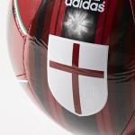 adidas Performance AC Milan Soccer Ball, Victory Red/Black/White, Size 5