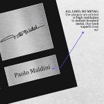 HWC Trading Paolo Maldini AC Milan Gifts Printed Signed Autograph Picture for Fans and Supporters - US Letter Size