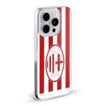 Head Case Designs Officially Licensed AC Milan Home Kit 2022/23 Gel Case [Military Grade Protection] Compatible with Apple iPhone 13 and Compatible with MagSafe
