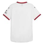 PUMA Mens Ac Milan Away Collared Short Sleeve Jersey Soccer Cleats - White - Size L