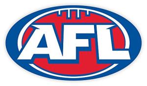 AFL australian football league sticker decal 6" x 3"