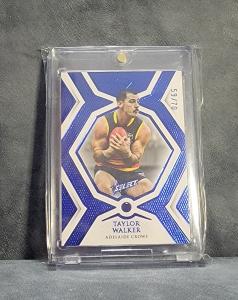 Taylor Walker Sapphire 2023 Select AFL GEM 59/70 #GS4 Adelaide Crows