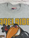 Adelaide Crows Vintage 1993 AFL Premiers Grey Large Print T Shirt Size XXL