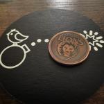 BRISBANE LIONS 1.25" Raised Relief Aged Copper Laser Engraved Golf Ball Marker!