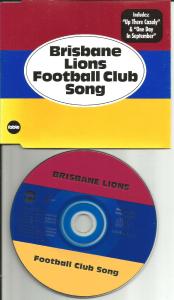 FABLE SINGERS Mike Brady TWO MAN BAND Brisbane Lions Football Club CD Single 