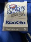 Brisbane Lions AFL On-Field KooGa jacket hooded Mens coat Size Small