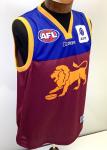 NWT Brisbane Lions Jersey Russell Athletic AFL Football AAPT Mens Sz XL