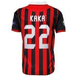 HOMEMI Milan Kaka #22 Nostalgia Retro Limited Edition Mens Soccer Football Jersey for Adult Men Sizes(#22,Red,L)