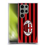 Head Case Designs Officially Licensed AC Milan Home 2024/25 Crest Kit Gel Case [Military Grade Protection] Compatible with Samsung Galaxy S24 Ultra 5G