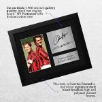HWC Trading Franco Baresi & Paolo Maldini AC Milan Framed Gifts Printed Signed Autograph Picture for Fans and Supporters - US Letter Size