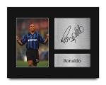 HWC Trading Ronaldo Inter Milan Gifts Printed Signed Autograph Picture for Football Fans and Supporters - US Letter Size