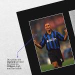 HWC Trading Ronaldo Inter Milan Gifts Printed Signed Autograph Picture for Football Fans and Supporters - US Letter Size