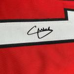 Facsimile Autographed Christian Pulisic AC Milan Black/Red Reprint Laser Auto Soccer Jersey Size Men's XL
