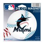 WinCraft MLB Miami Marlins Die Cut Magnet, 4.5" x 6"