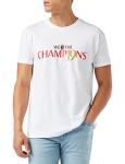 AC Milan We The Champion Scudetto 21/22, Unisex Adult T Shirt, White (White), L