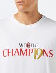 AC Milan We The Champion Scudetto 21/22, Unisex Adult T Shirt, White (White), L