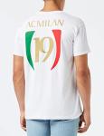 AC Milan We The Champion Scudetto 21/22, Unisex Adult T Shirt, White (White), L