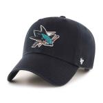 NHL San Jose Sharks Clean Up Cap, One Size, Black