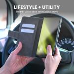 Head Case Designs Officially Licensed AC Milan Home 2021/22 Crest Kit Leather Wallet Case Compatible with Samsung Galaxy S25