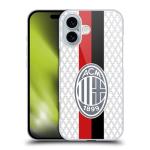Head Case Designs Officially Licensed AC Milan Away 2023/24 Crest Kit Hard Back Case Compatible with Apple iPhone 16