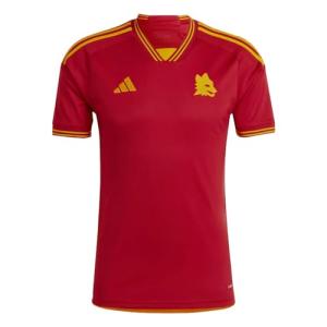 adidas AS Roma Men's Home Jersey 23/24 (US, Alpha, 3X-Large, Regular, Regular, Polyester)