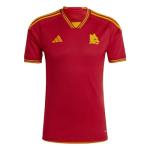 adidas AS Roma Men's Home Jersey 23/24 (US, Alpha, 3X-Large, Regular, Regular, Polyester)