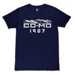 Como 1907 Landmark Premium Vintage Cotton Slub T-Shirt - Navy (US, Alpha, X-Large, Regular, Regular, Navy)