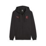 PUMA Mens Ac Milan Hoodie Athletic Outerwear Casual - Black, Red - Size S