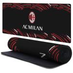 Head Case Designs Officially Licensed AC Milan Curved Crest Logo 37.4 x 15.75 x 0.16 inches (900 x 400 mm) - XL Gaming Office Desk PC Keyboard Mouse Mat Pad