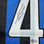 Autographed/Signed Javier Zanetti Inter Milan Soccer Futbol Jersey Beckett BAS COA