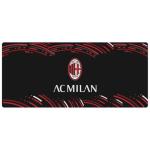 Head Case Designs Officially Licensed AC Milan Curved Crest Logo 37.4 x 15.75 x 0.16 inches (900 x 400 mm) - XL Gaming Office Desk PC Keyboard Mouse Mat Pad
