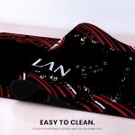 Head Case Designs Officially Licensed AC Milan Curved Crest Logo 37.4 x 15.75 x 0.16 inches (900 x 400 mm) - XL Gaming Office Desk PC Keyboard Mouse Mat Pad