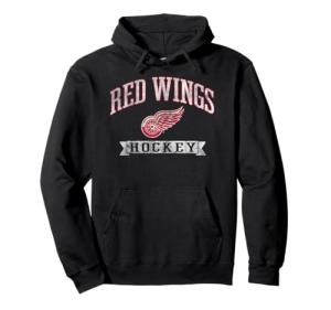 Detroit Red Wings Vintage Hockey Officially Licensed Pullover Hoodie