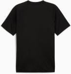 PUMA Men's AC Milan Pre-Match Jersey - Moisture Wicking Soccer Shirt for Fans (US, Alpha, Large, Regular, Regular, Black/Red)