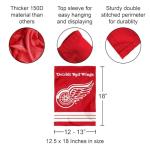Detroit Red Wings Double Sided Garden Flag