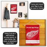 Detroit Red Wings Double Sided Garden Flag