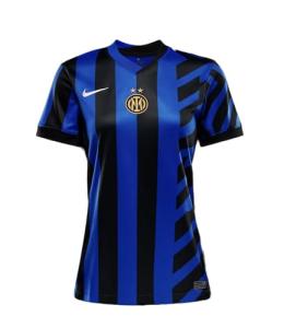 Nike Dri-FIT Women's Inter Milan 2024/25 Stadium Home Soccer Replica Jersey, Lyon Blue/Black/Lyon Blue/White, Medium