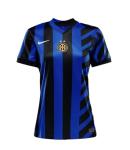 Nike Dri-FIT Women's Inter Milan 2024/25 Stadium Home Soccer Replica Jersey, Lyon Blue/Black/Lyon Blue/White, Medium