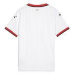 PUMA Kids Boys Ac Milan Away Crew Neck Short Sleeve Replica Jersey Casual - White - Size M